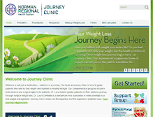 Tablet Screenshot of journeyclinic.com